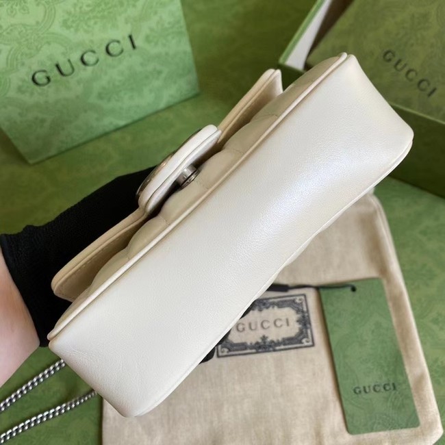 Gucci GG Marmont super mini bag 476433 White