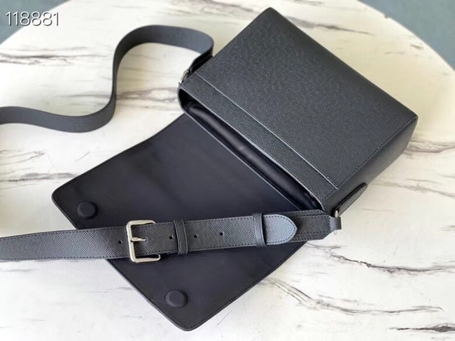 Louis Vuitton NEW FLAP MESSENGER M30807 black