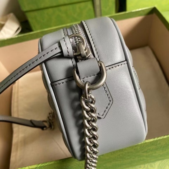 Gucci GG Marmont mini shoulder bag 634936 Dark grey