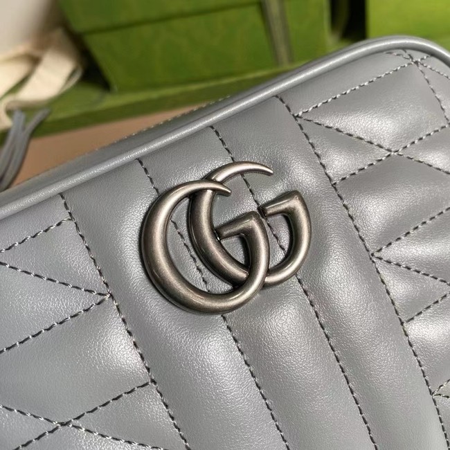 Gucci GG Marmont mini shoulder bag 634936 Dark grey