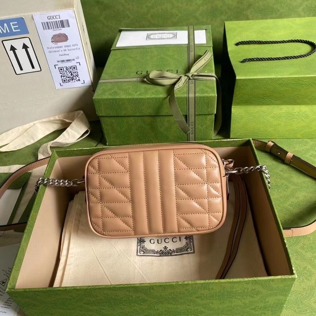Gucci GG Marmont mini shoulder bag 634936 Rose beige
