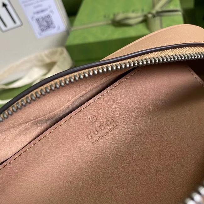 Gucci GG Marmont small shoulder bag 447632 Rose beige