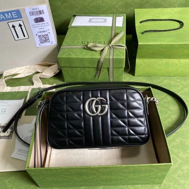 Gucci GG Marmont small shoulder bag 447632 black