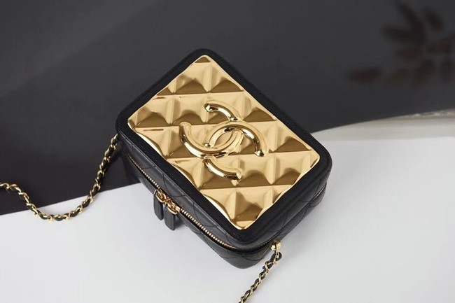 Chanel mini leather Shoulder Bag AP2393 black
