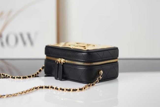 Chanel mini leather Shoulder Bag AP2393 black