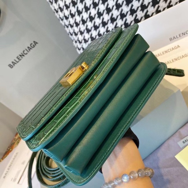 BurBerry Leather Shoulder Bag 80195 green