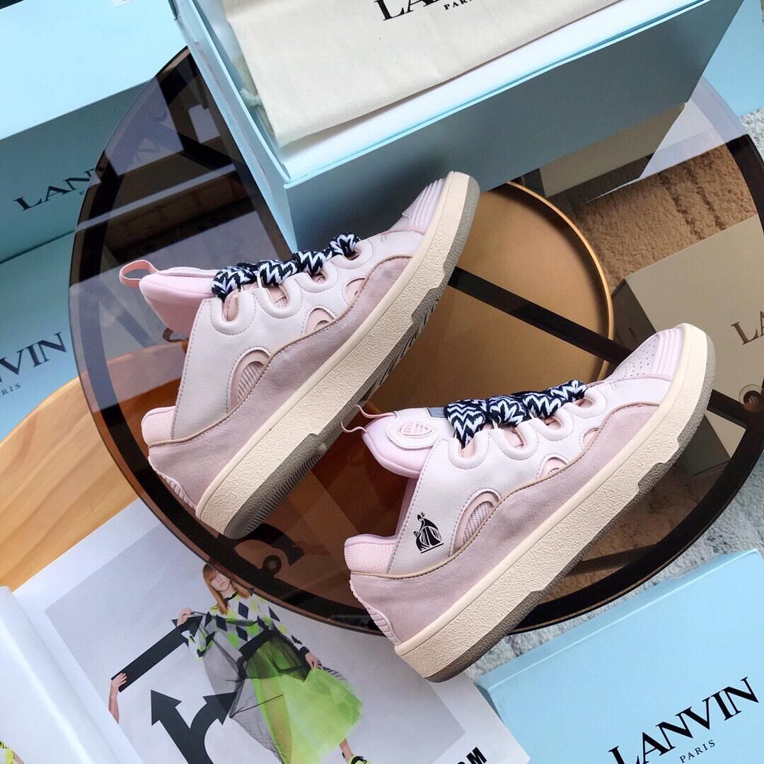 LANVIN x Gallery Department Graffiti Sneakers L896512 Pink