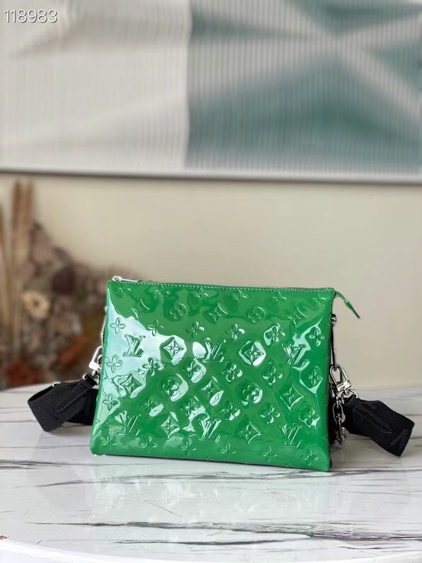 Louis Vuitton Monogram Vernis COUSSIN PM M57793 green