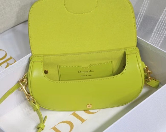 MEDIUM DIOR BOBBY BAG Warm Taupe Box Calfskin M9327 lemon