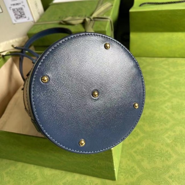Gucci shoulder bag 602204 fabric &blue