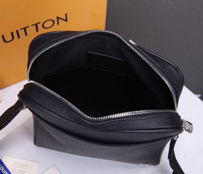 Louis Vuitton Taiga cowhide leather MESSENGER M30265 BLACK