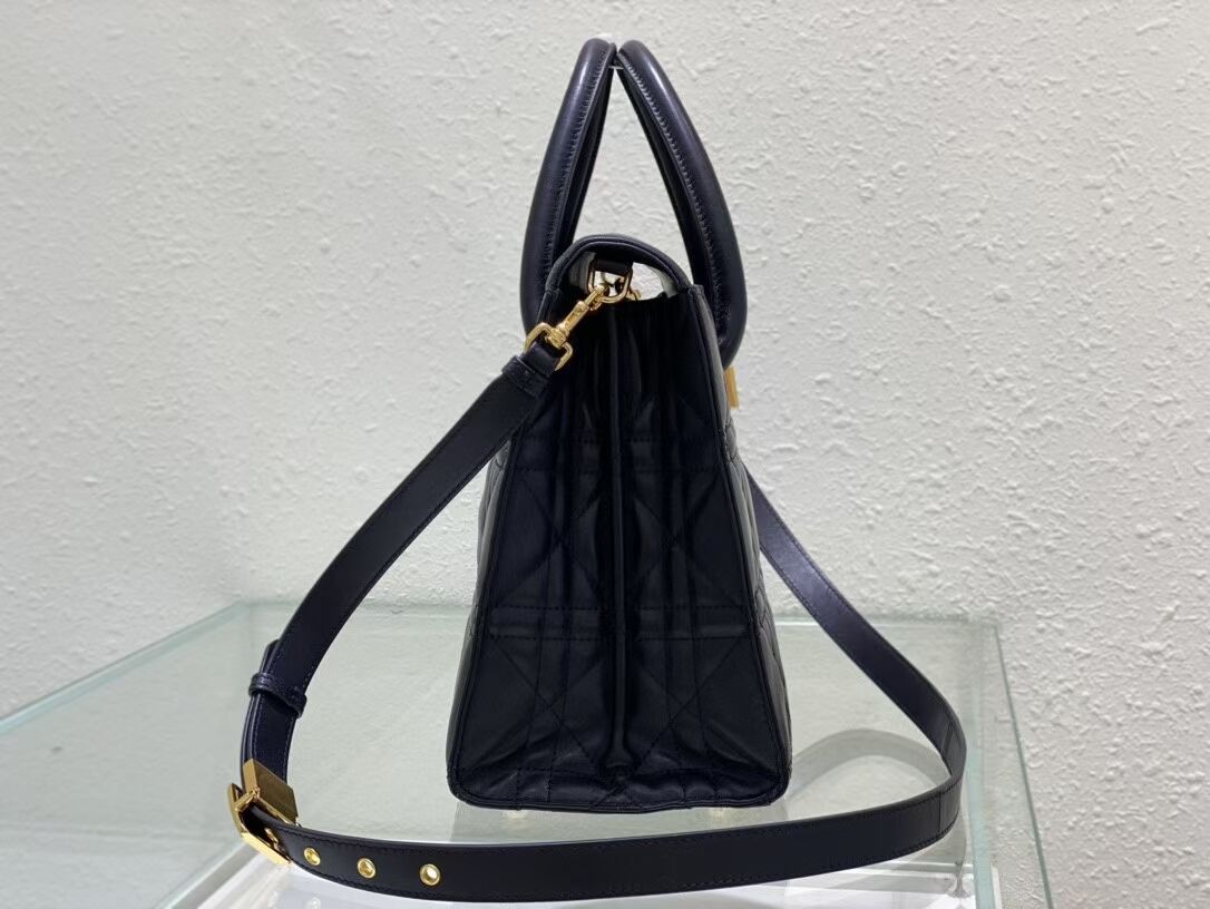 DIOR MEDIUM ST HONORE TOTE C0776 black