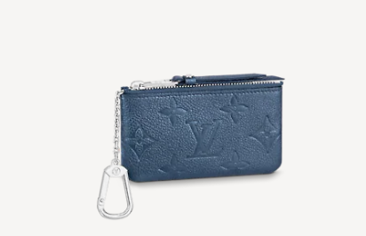 Louis Vuitton KEY POUCH M80900 Navy Nacre