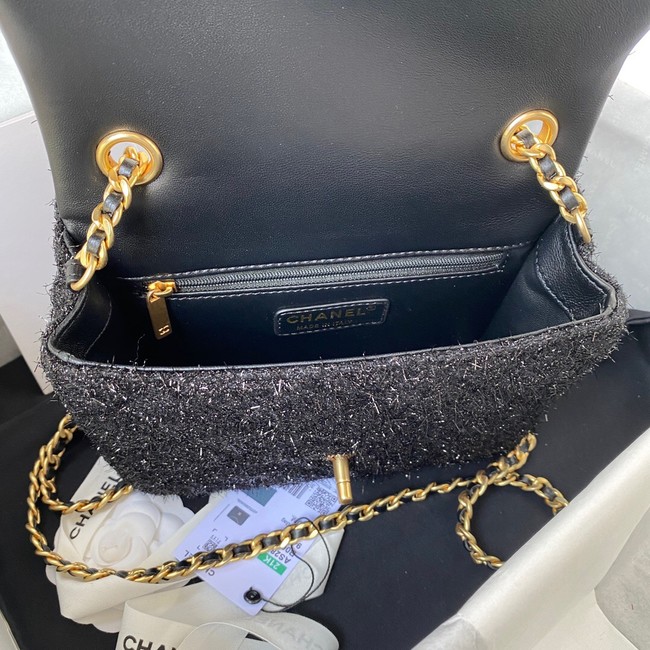 CHANEL SMALL FLAP BAG AS2819 black