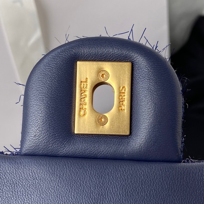 CHANEL SMALL FLAP BAG AS2819 blue