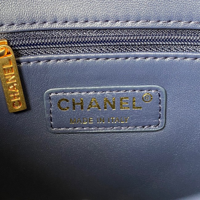 CHANEL SMALL FLAP BAG AS2819 blue