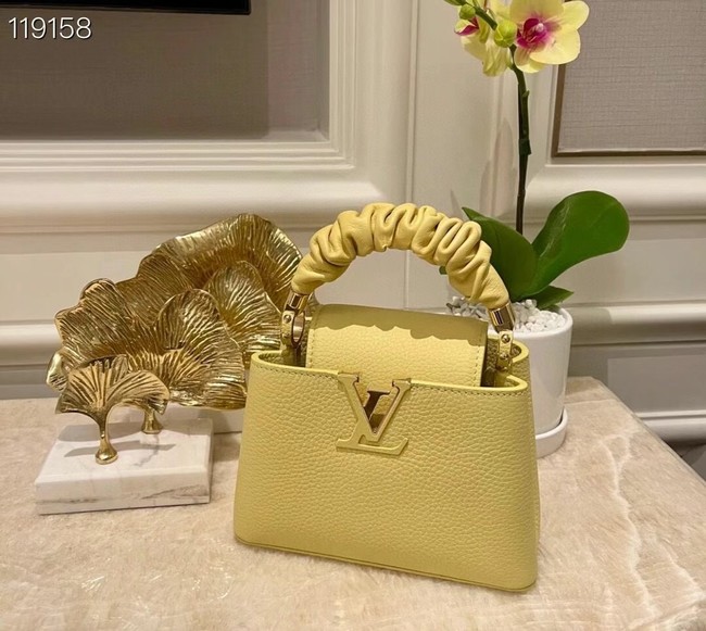 Louis Vuitton CAPUCINES MINI M58586 Ginger Yellow