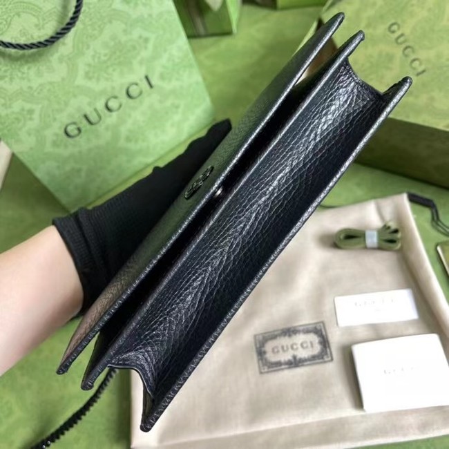 Gucci GG Marmont chain wallet 497985 black