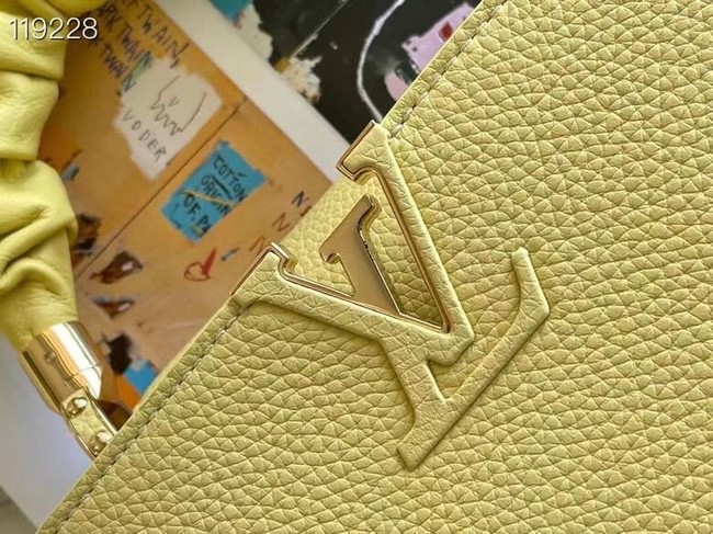 Louis Vuitton CAPUCINES PM M58587 Ginger Yellow
