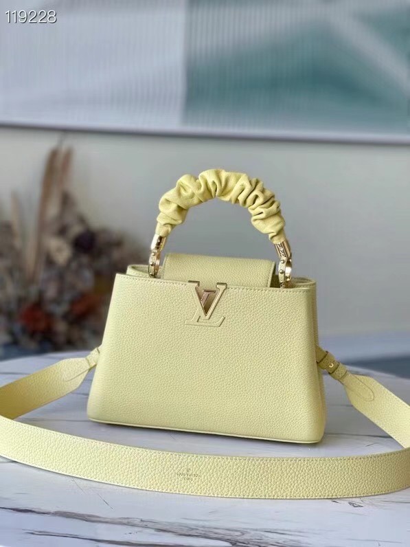Louis Vuitton CAPUCINES PM M58587 Ginger Yellow
