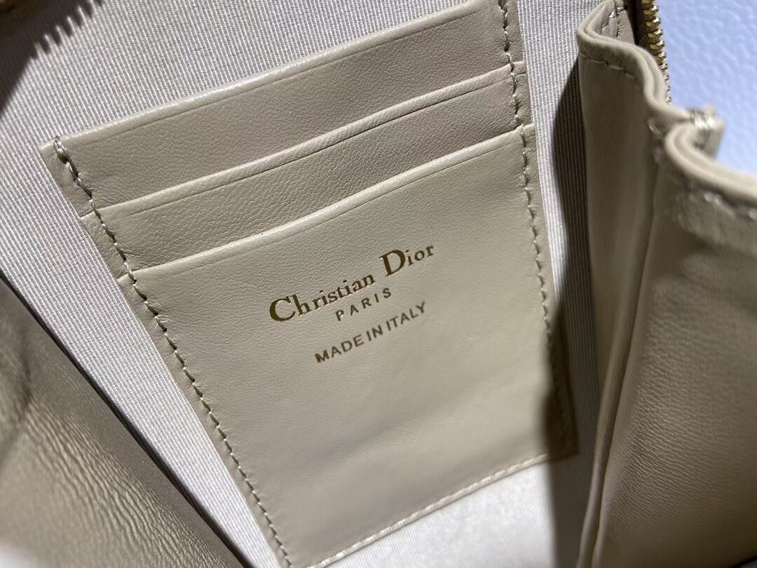 DIOR MINI BOBBY BAG Gradient Cannage Lambskin C0955 Cream