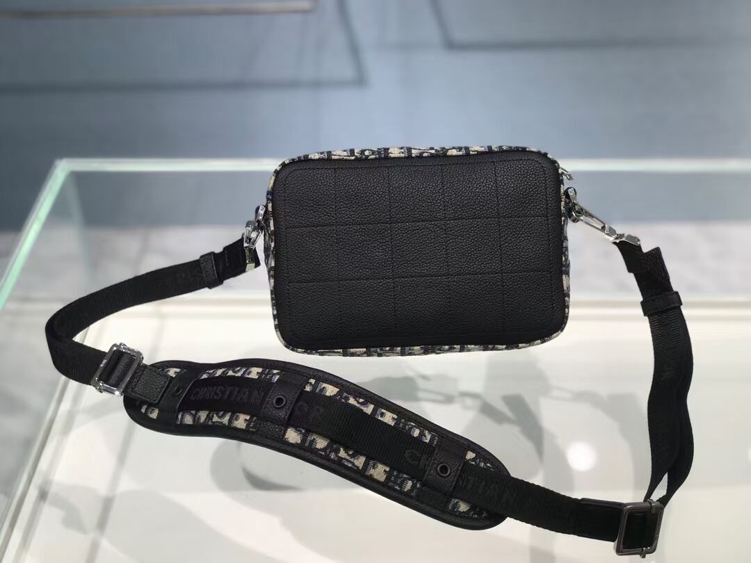 DIOR SMALL BOBBY BAG Embroidery C0992 black