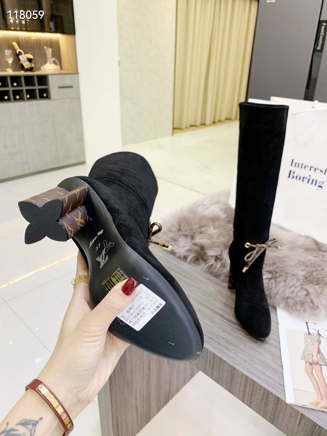 Louis Vuitton Shoes LV1150DS-1 Heel height 10CM