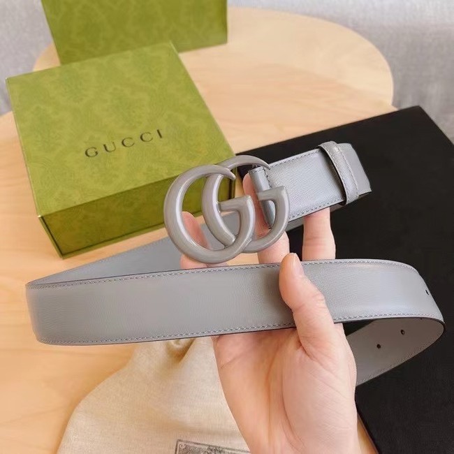 Gucci BELT Raspberry Smooth Calfskin 40 MM B0114UM GRAY	