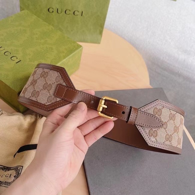 Gucci Belt with leather 625854 Brown