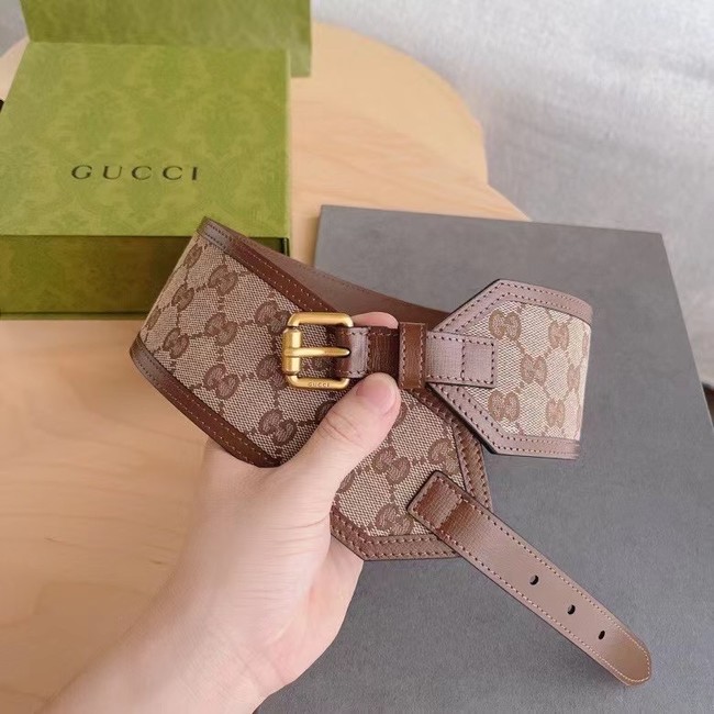 Gucci Belt with leather 625854 Brown