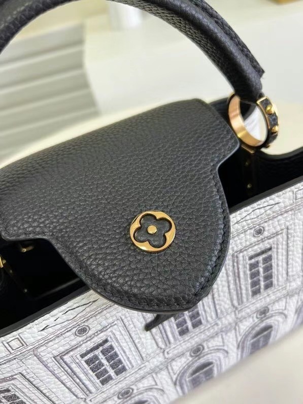 Louis Vuitton CAPUCINES BB M59119 Black and White