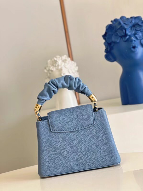 Louis Vuitton CAPUCINES MINI M58586 Dusk Blue