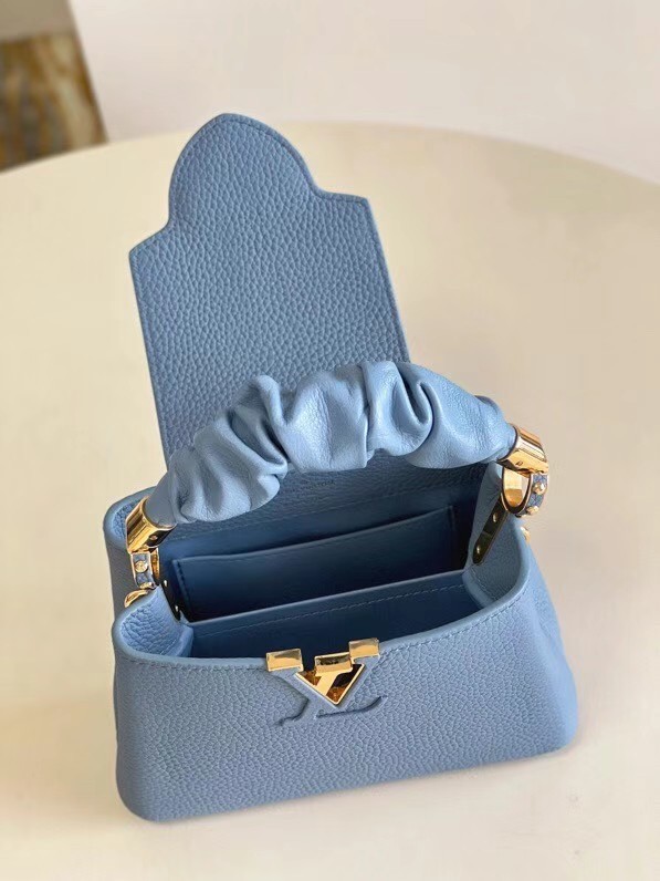 Louis Vuitton CAPUCINES MINI M58586 Dusk Blue