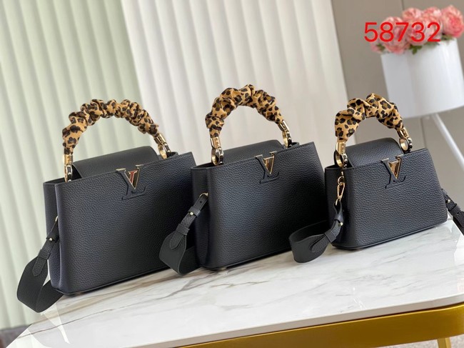 Louis Vuitton CAPUCINES PM M58479 BLACK