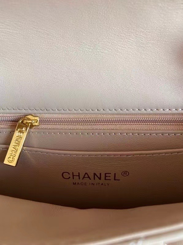 Chanel Classic Flap Shoulder Bag Original Sheepskin leather AS2326 Beige