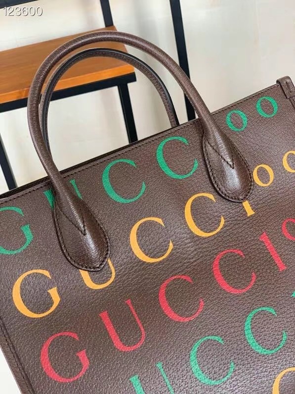 Gucci medium tote bag 680956 brown