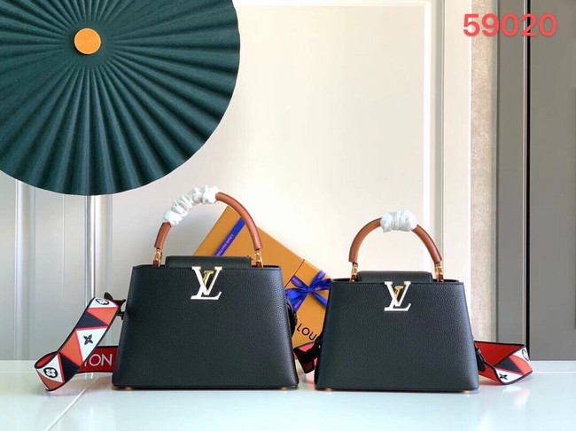 Louis Vuitton CAPUCINES BB M59266 Noir & Rouge