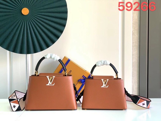 Louis Vuitton CAPUCINES MM M58608 brown