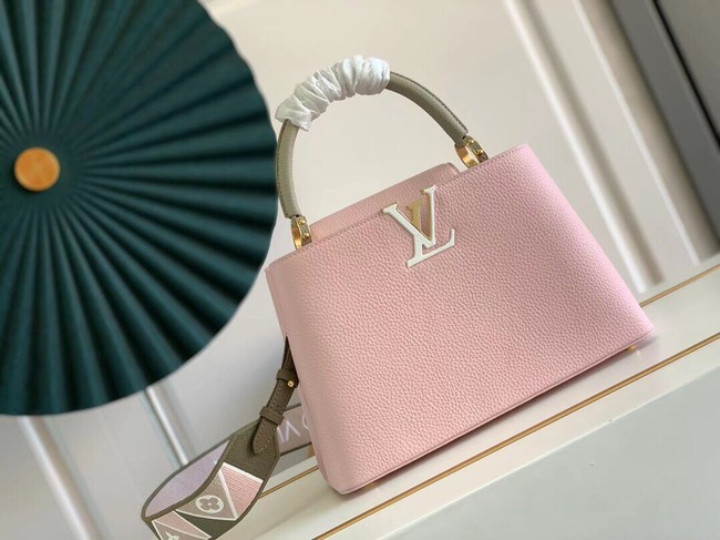 Louis Vuitton CAPUCINES MM M58608 pink