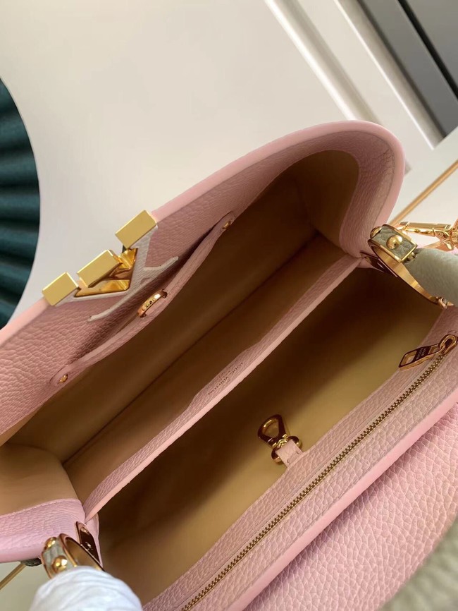 Louis Vuitton CAPUCINES MM M58608 pink