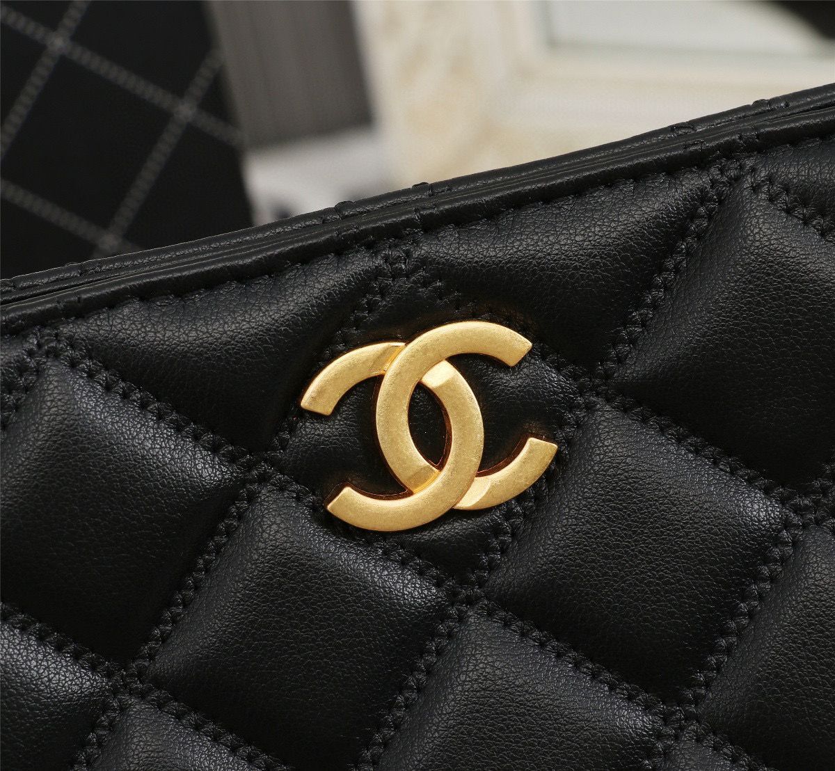 Chanel Original Original Leather Shopping Bag A05360 Black