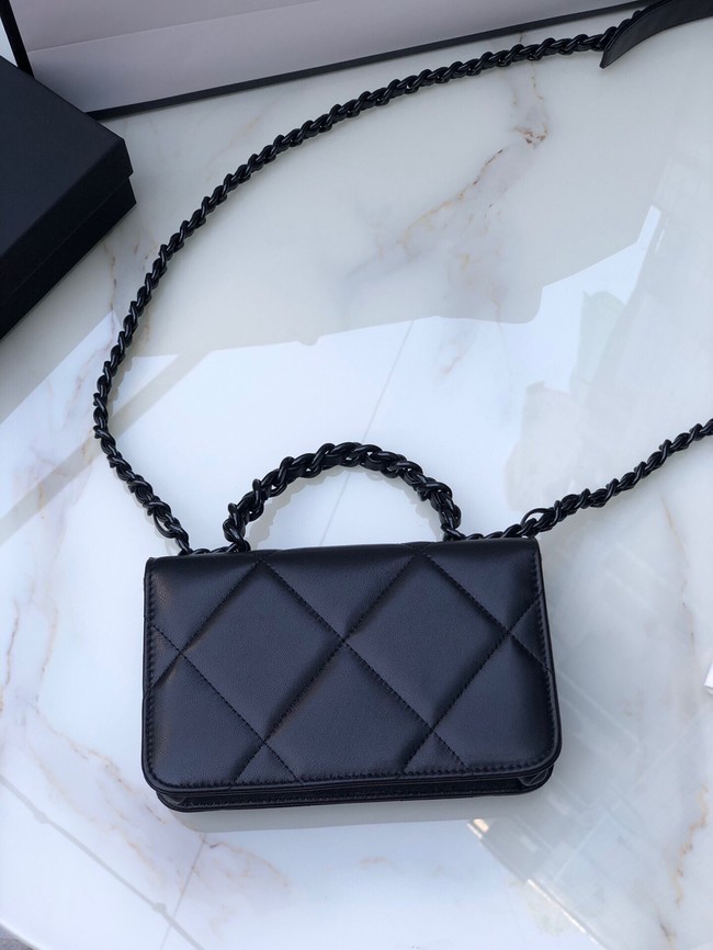 Chanel Flap Shoulder Bag mini Original leather AS0957 black