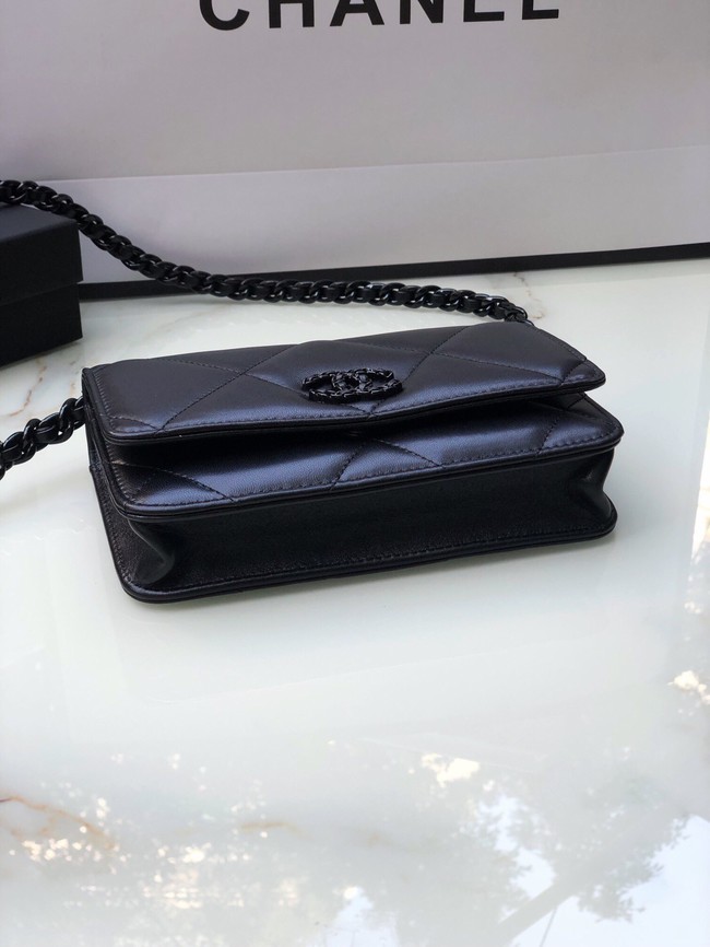 Chanel Flap Shoulder Bag mini Original leather AS0957 black