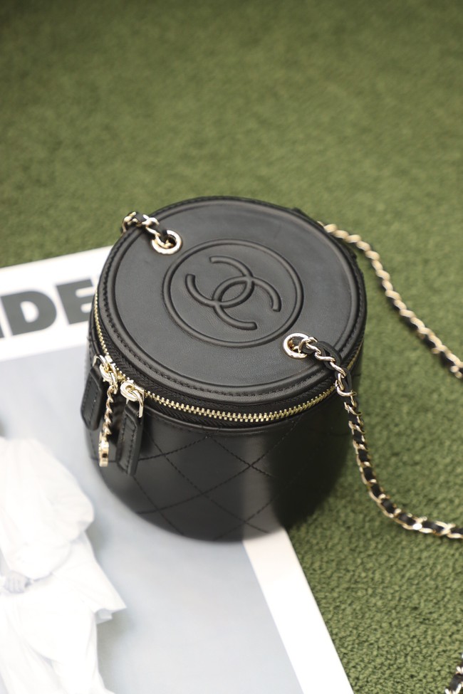 Chanel Original mini classic chain box handbag SS2021 black