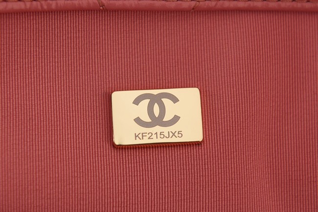 Chanel SHOPPING BAG Calfskin & Gold-Tone Meta AS3261 pink