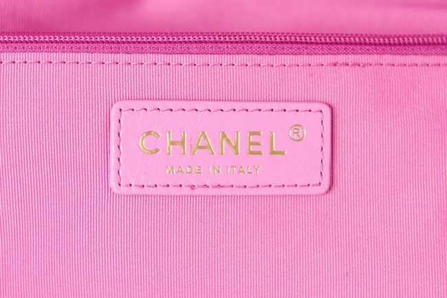 Chanel SHOPPING BAG Calfskin & Gold-Tone Meta AS3261 rose