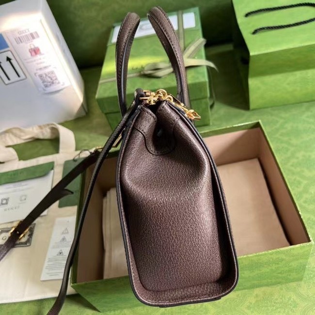 Gucci Ophidia small tote bag 547551 Brown