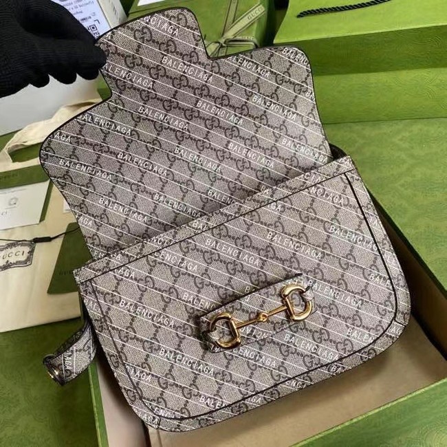 Gucci The Hacker Project small Gucci Horsebit 1955 bag 602204 Beige