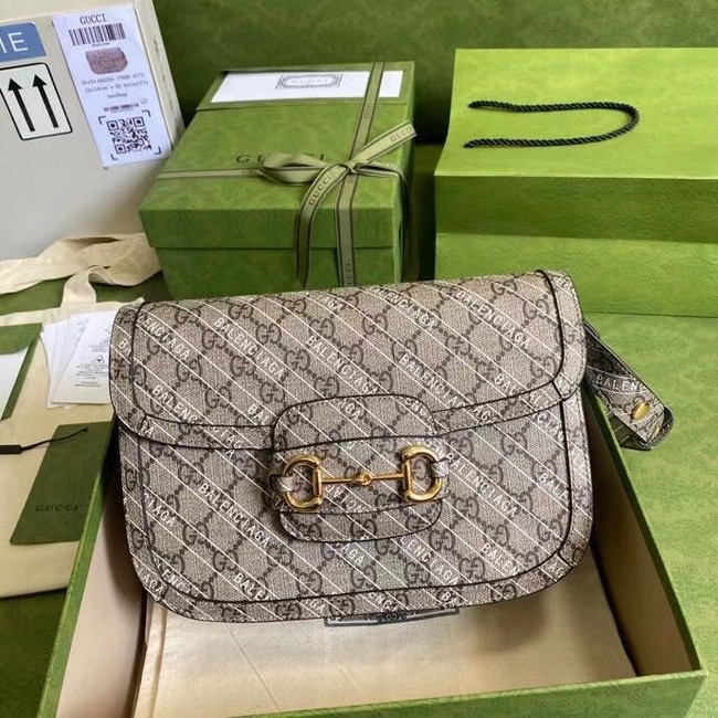 Gucci The Hacker Project small Gucci Horsebit 1955 bag 602204 Beige