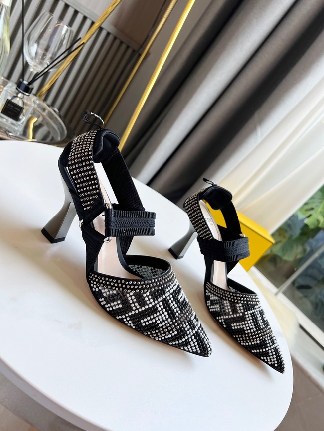 Fendi Shoes 91043-3 Heel height 8CM